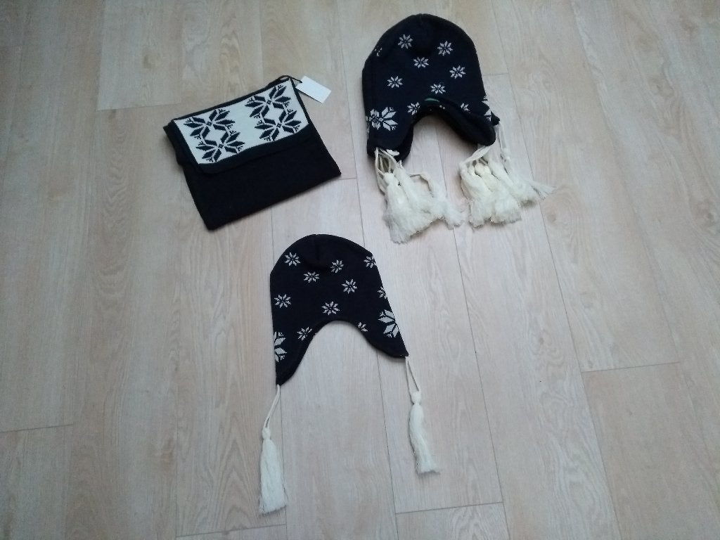 warme sjaal (1 stuk) + muts (8 stuks) - NIEUW, Enfants & Bébés, Enlèvement, Neuf, Bonnet