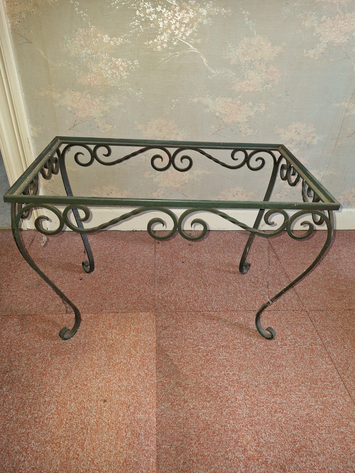 Ancienne table en fer forgé, Brocante, Enlèvement, Utilisé, Métal