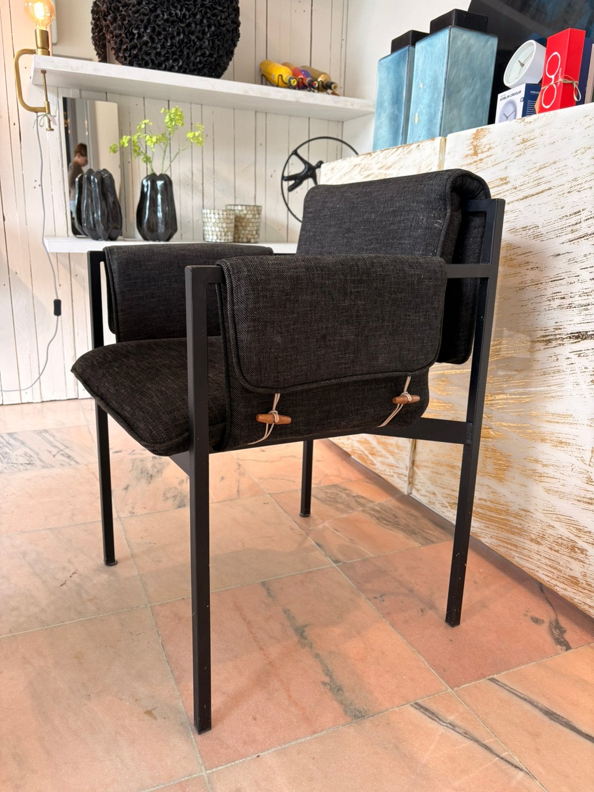 CHAISE DESIGN — Chaise Jack, tissu sur mesure, Maison & Meubles, Chaises, Neuf, Leonardo, Leonardo, Leonardo