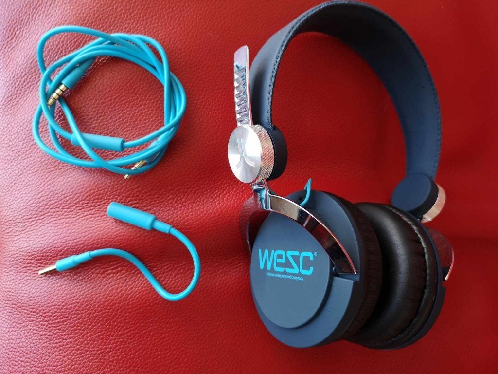 Mooie kwalitatieve Wesc Koptelefoon DJ azz bleu (nieuw), TV, Hi-fi & Vidéo, Casques audio, Neuf, Autres marques, Enlèvement ou Envoi