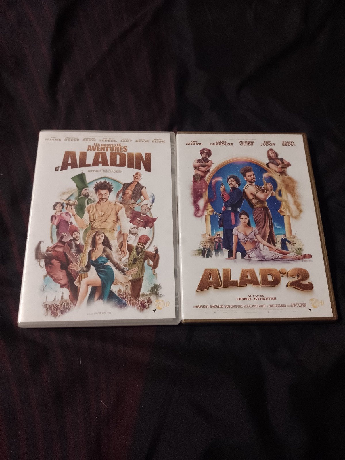 Te koop op dvd de complete films van Aladdin Kev Adams, Actiekomedie, Frans, Inclusief doosje, Vanaf 9 jaar