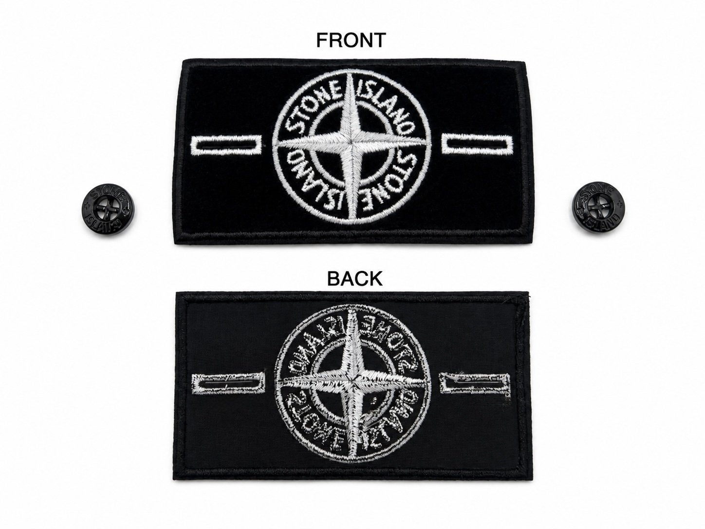 Stone Island Badge Patch + 2 Knopen 3 Varianten Nieuw, Verzenden, Nieuw