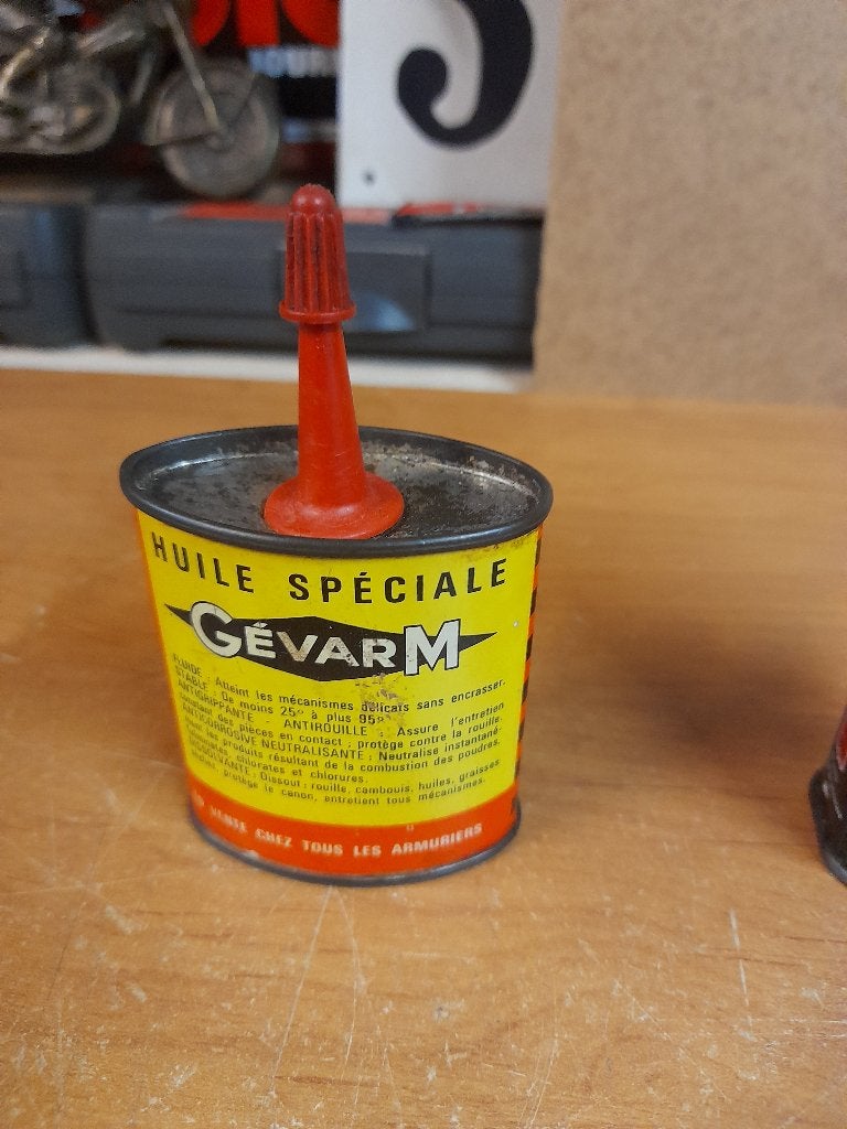 ancienne burette huile vide gevarm speciale, Enlèvement ou Envoi, Utilisé, Autres types