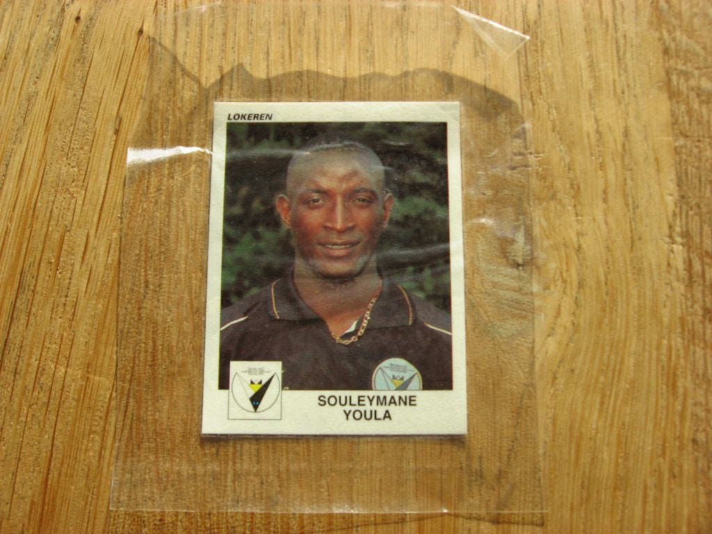 Football 2001 Panini Sticker Lokeren Souleymane Youla, Ophalen of Verzenden, Nieuw, Sticker
