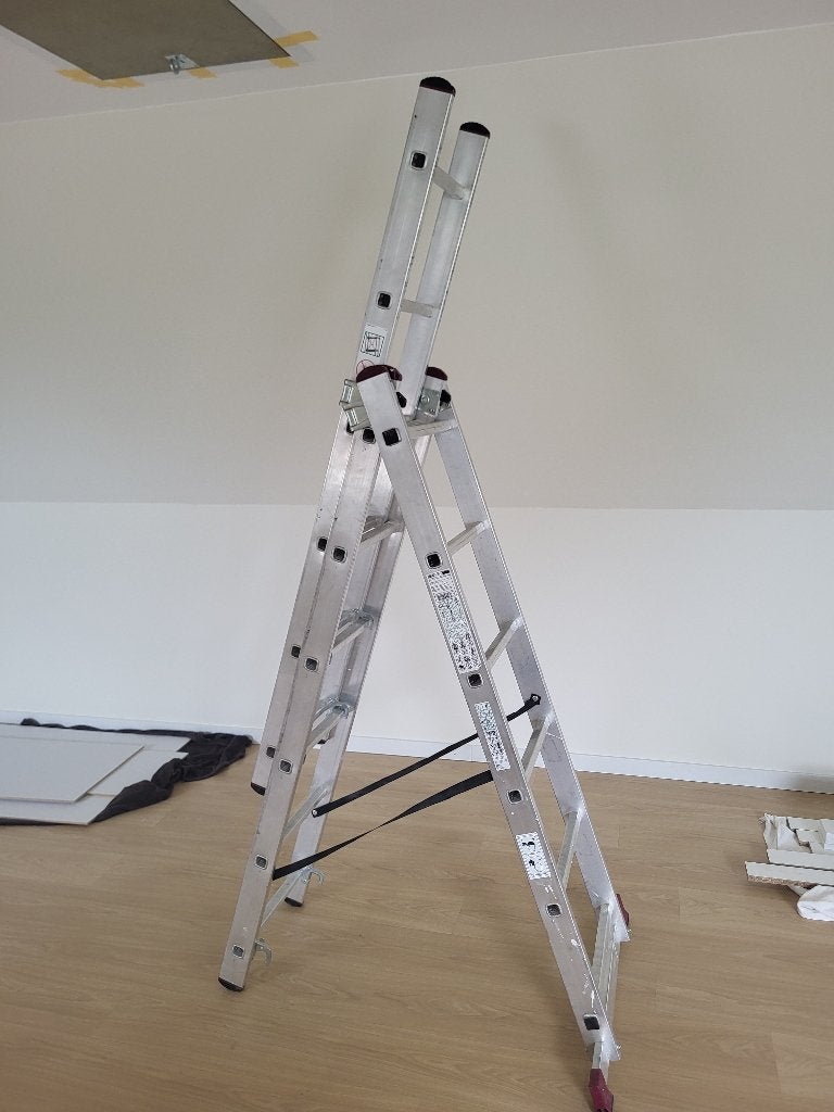 GAMMA reformladder 3x6 treden, Doe-het-zelf en Bouw, Ladders en Trappen, Ophalen, Zo goed als nieuw, Ladder, Opvouwbaar of Inschuifbaar