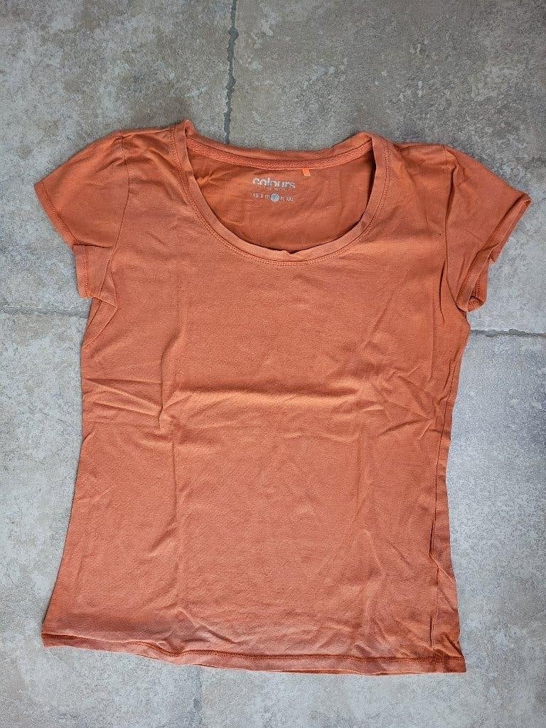 GRATIS oranje t-shirt mt Large, Maat 42/44 (L), Oranje, Ophalen of Verzenden, Korte mouw