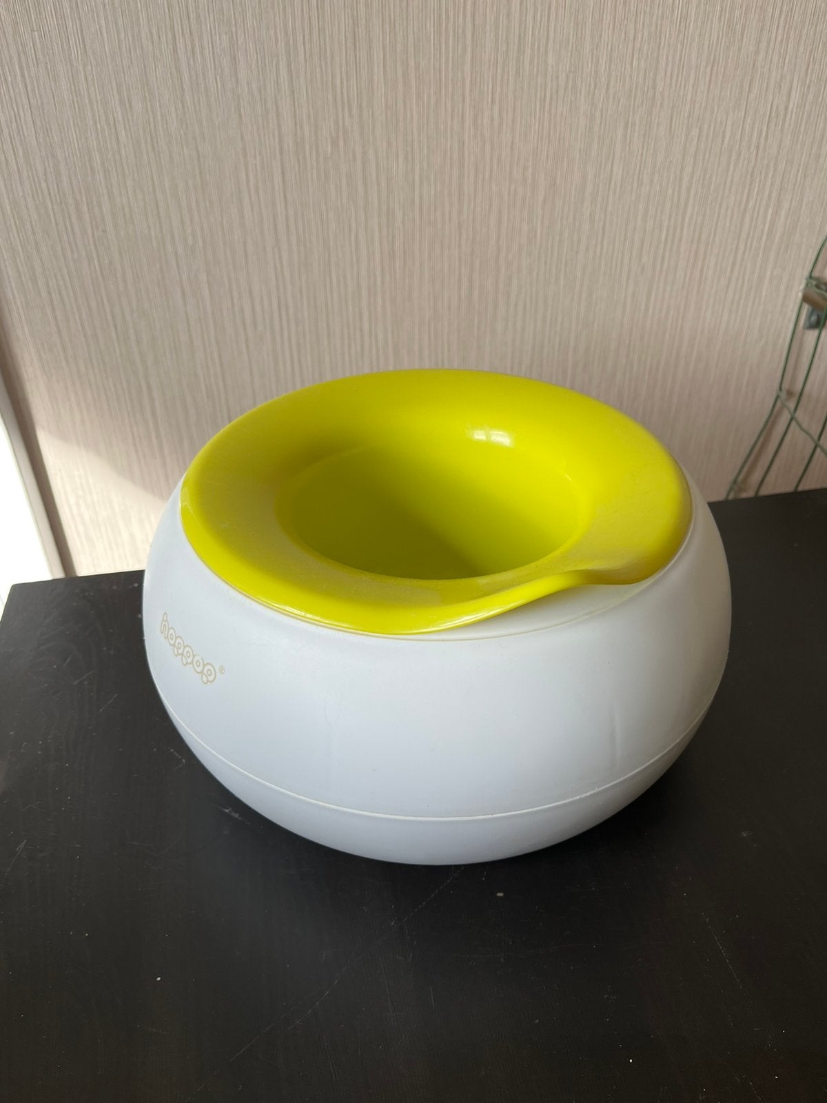 Plaspotje toilet potje hoppop, Enlèvement