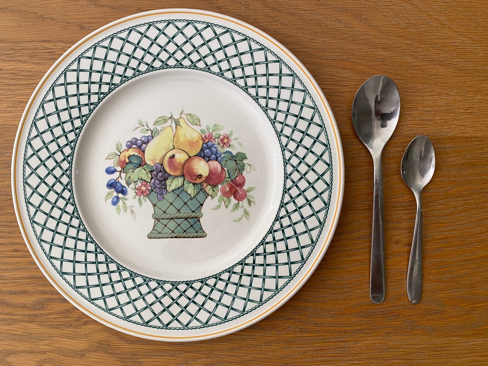 Basquet-borden van Villeroy en Boch, Ophalen