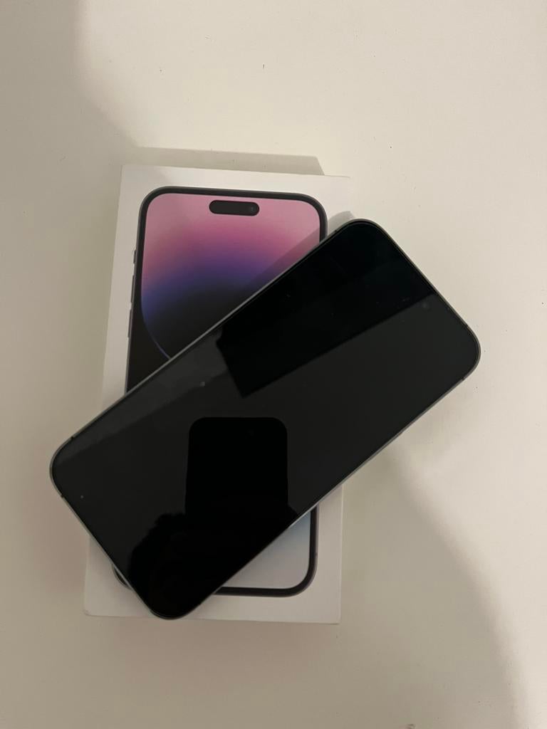 Iphone 14 Pro Max, Telecommunicatie, Mobiele telefoons | Apple iPhone, Zo goed als nieuw, 128 GB, iPhone 14, Paars, Ophalen of Verzenden