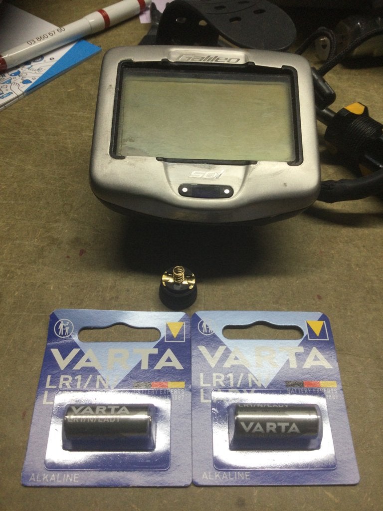 Batterijkit voor Scubapro Galileo Sol/Luna/Terra, Watersport en Boten, Ophalen of Verzenden, Nieuw, Duikcomputer
