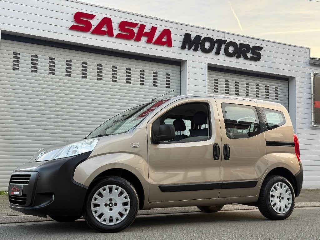 Citroën Nemo 1.4 Benzine | 5-Zitpl | 68.000 KM | 12MGarantie, Auto's, Voorwielaandrijving, Zwart, Beige, Bedrijf