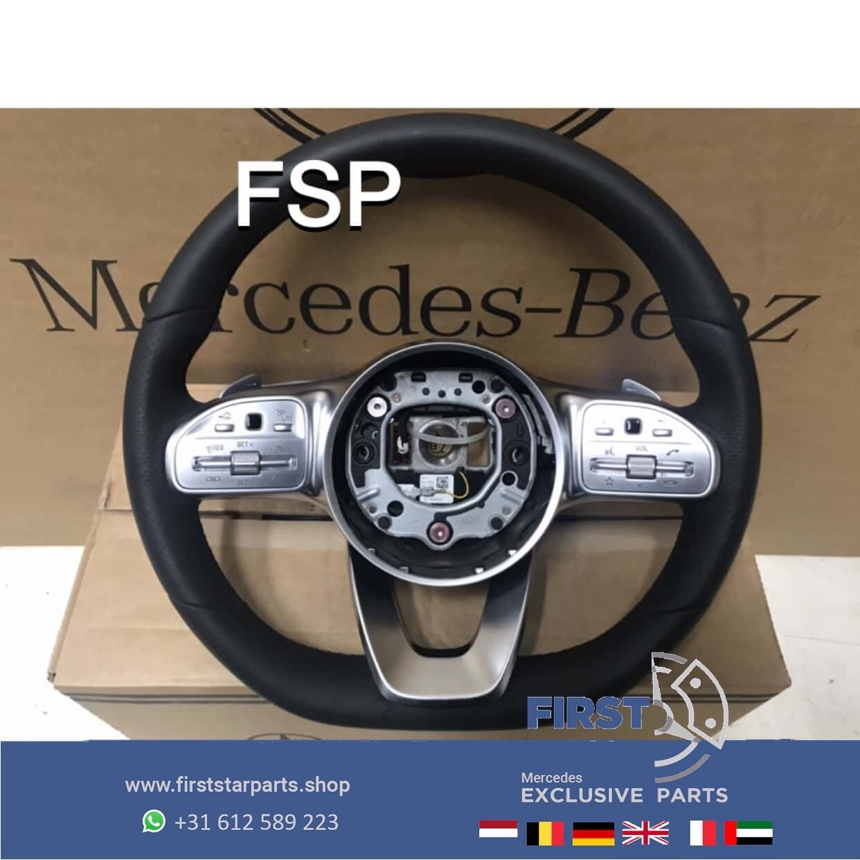 2020 FACELIFT W205 W253 C KLASSE GLC AMG LINE STUUR ORIGINEE, Gebruikt, -, Ophalen of Verzenden, -
