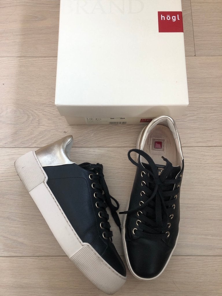 Sneakers Hogl maat 37.5, Zwart, Ophalen of Verzenden, Zo goed als nieuw, Sneakers