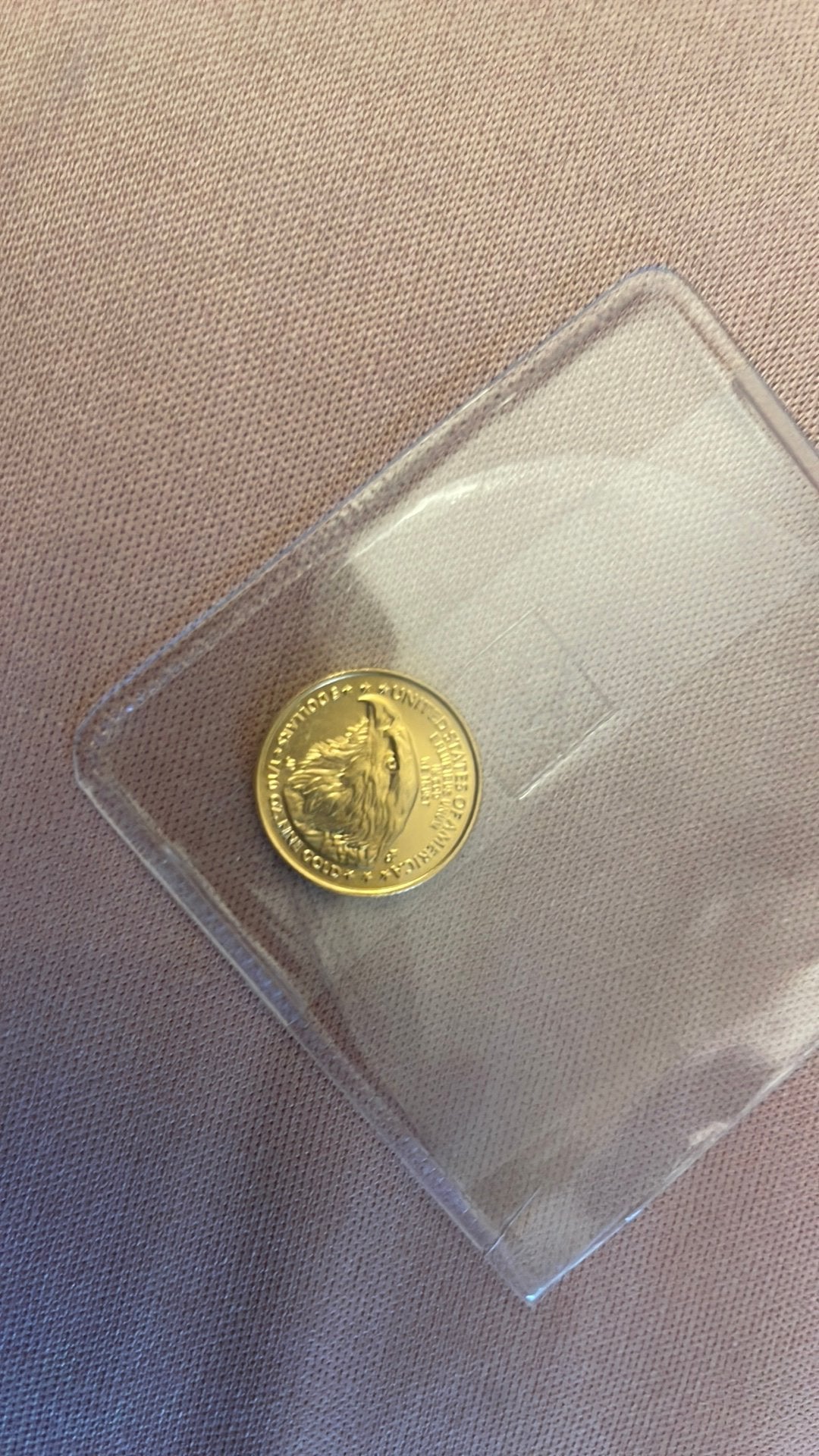 Pièce de 1/10 once troy en or American Eagle, Enlèvement ou Envoi, Autres valeurs, Monnaie en vrac