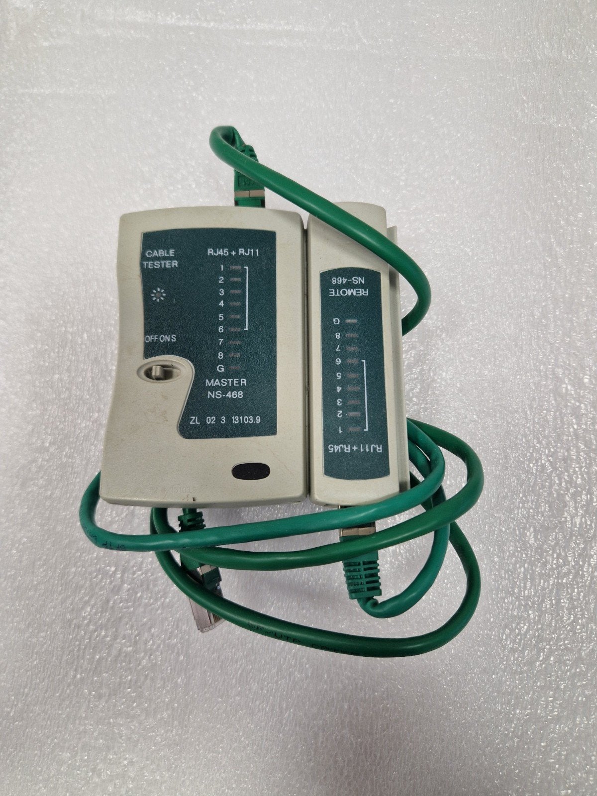 Testeur de câbles réseau NS-468 RJ45/RJ11 avec unité distant, Enlèvement ou Envoi
