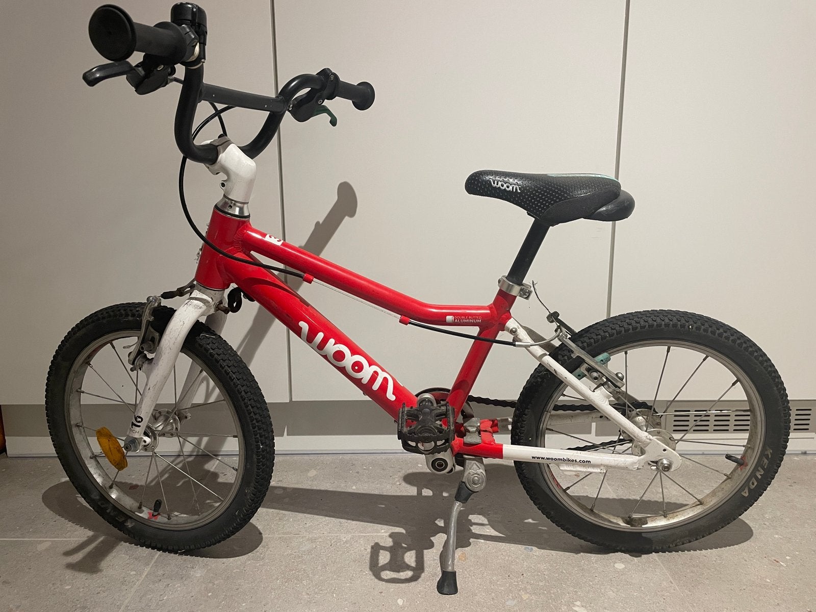 Woom 3 - 16 inch - kinderfiets, Ophalen, Velgrem, Aluminium, Woom