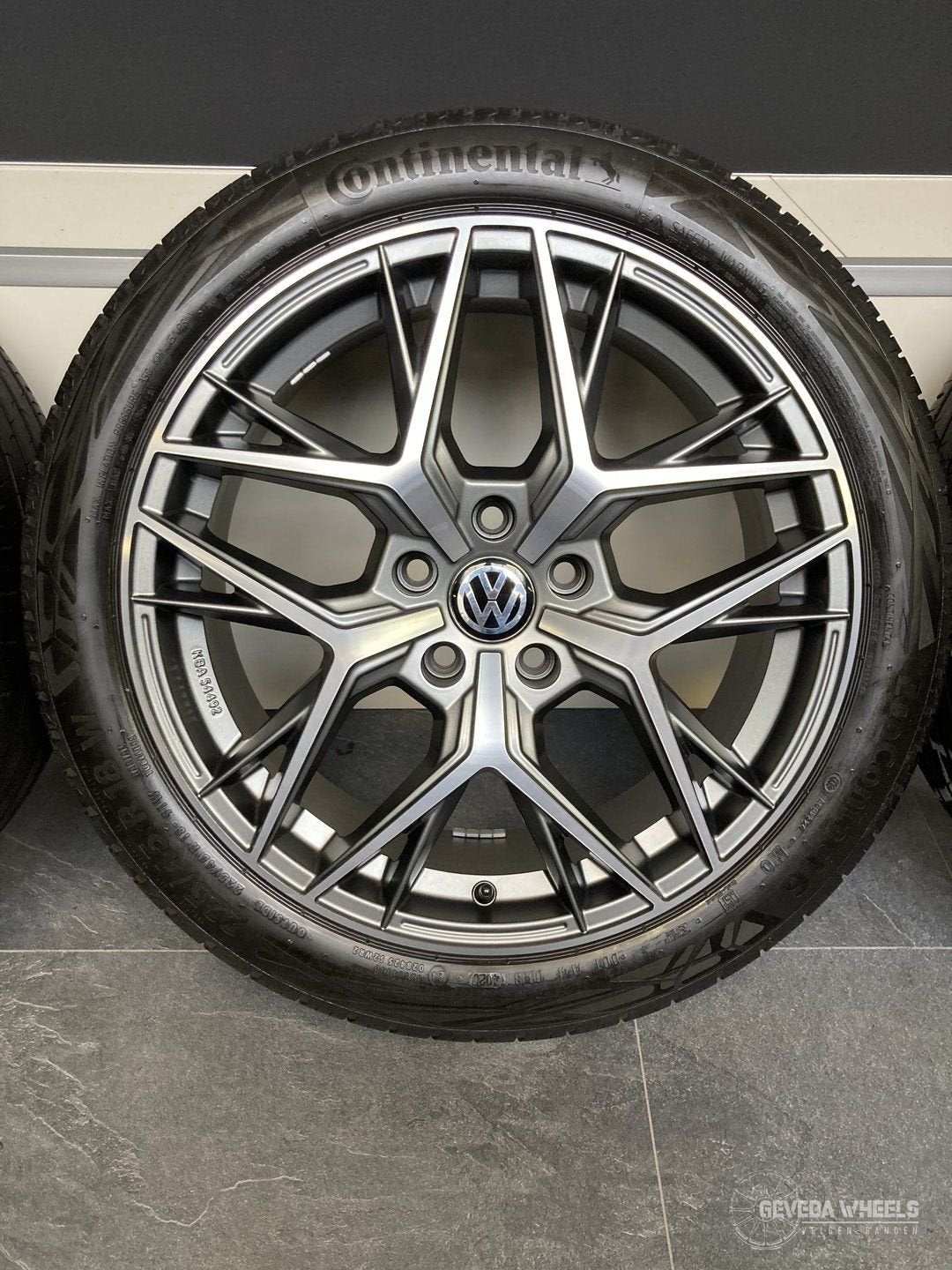 18” Volkswagen Touran II sport velgen + banden 5x112, Auto-onderdelen, 18 inch, Gebruikt, -, -