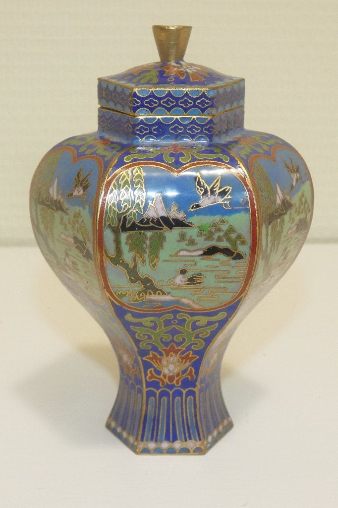 Cloisonné vaasje [1781-A], Antiek en Kunst, Ophalen of Verzenden