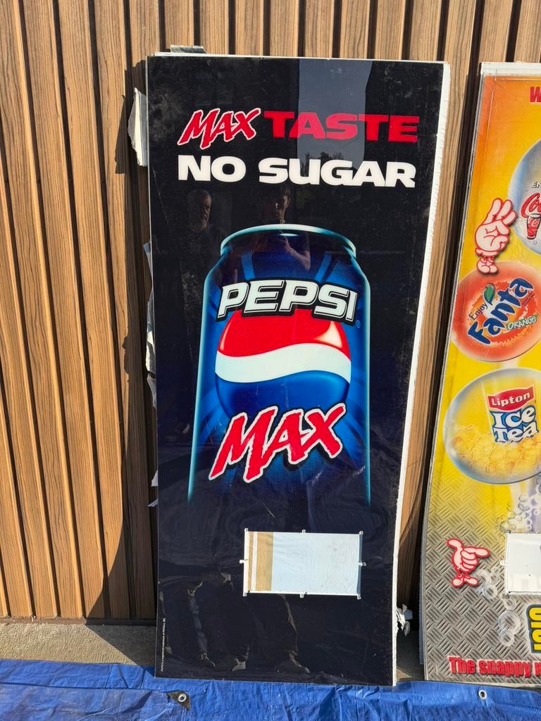 Face de distributeur pepsi vintage neuf, Enlèvement, Neuf