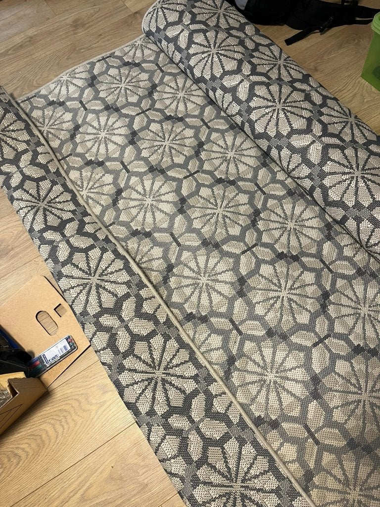 Tapis tissé gris beige 200-250cm, Maison & Meubles, Ameublement | Tapis & Moquettes, 200 cm ou plus, 200 cm ou plus, Enlèvement