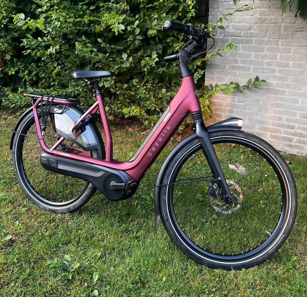 Gazelle Avignon C8 elektrische fiets (weinig km's), Fietsen en Brommers, Ophalen, Zo goed als nieuw, 50 km per accu of meer, 55 tot 59 cm
