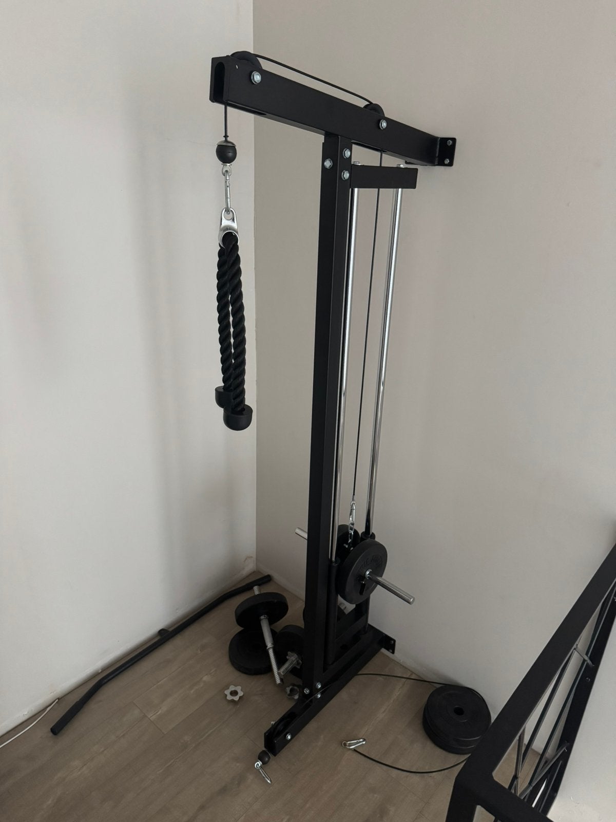 Lat pulley station, Sport en Fitness, Ophalen, Nieuw, Metaal, Krachtstation