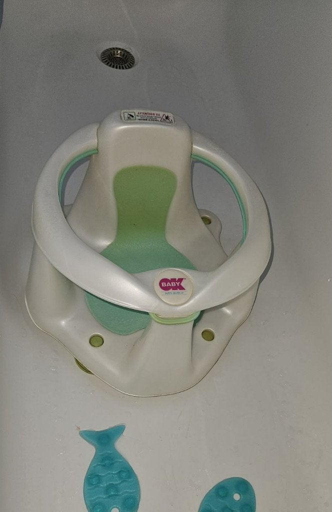 Siège bain bébé Baby OK de luxe COMMOE NEUF, Enlèvement ou Envoi, Comme neuf, Siège de bain ou Anneau de bain, Autres marques