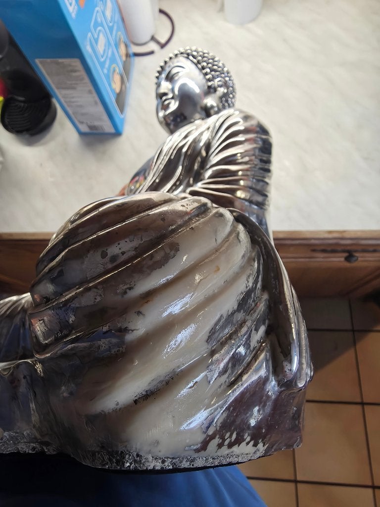 Boudha, Ophalen, Gebruikt, Zilver, 50 cm