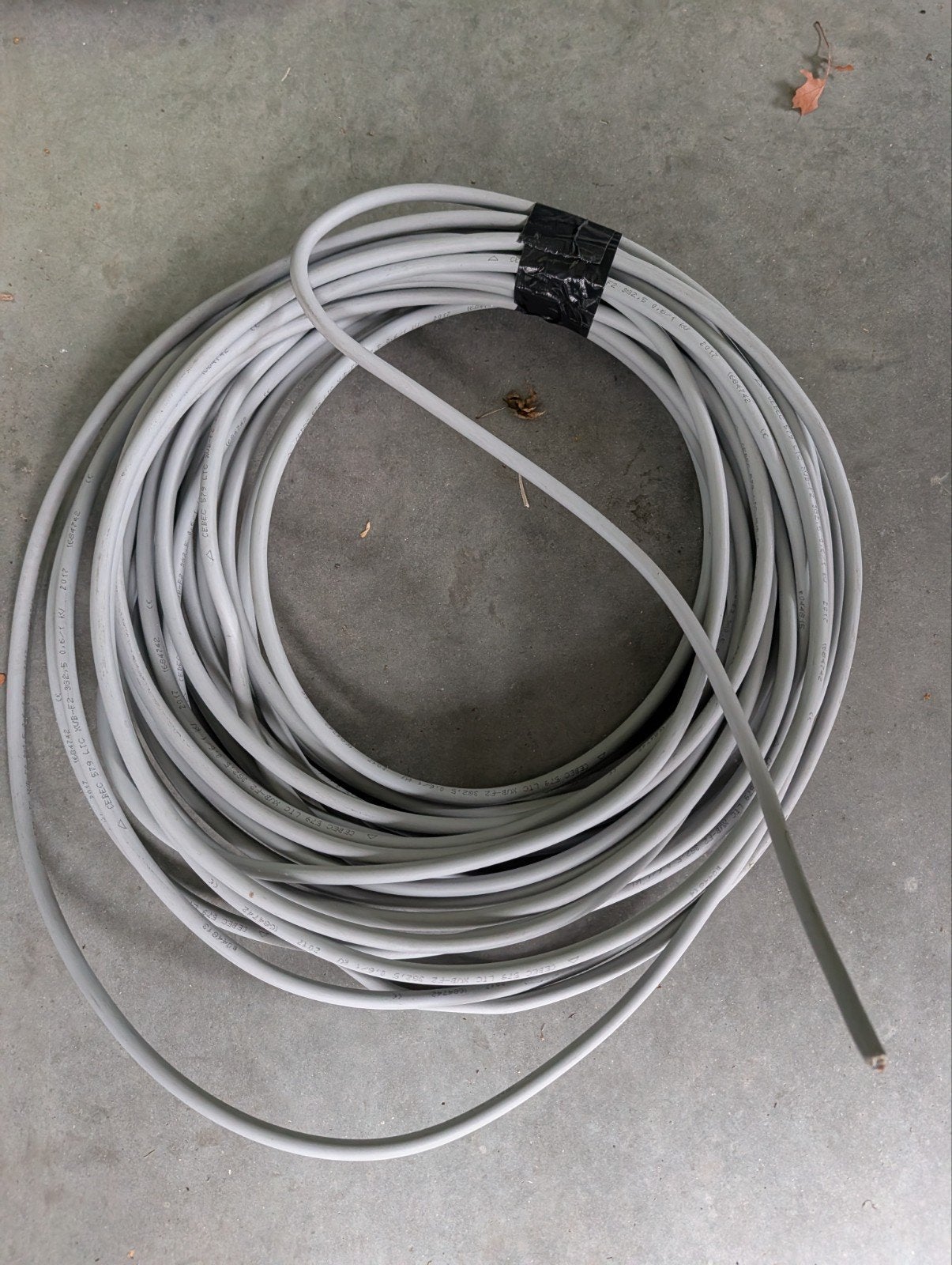 XVB 3G2,5 25m, Enlèvement