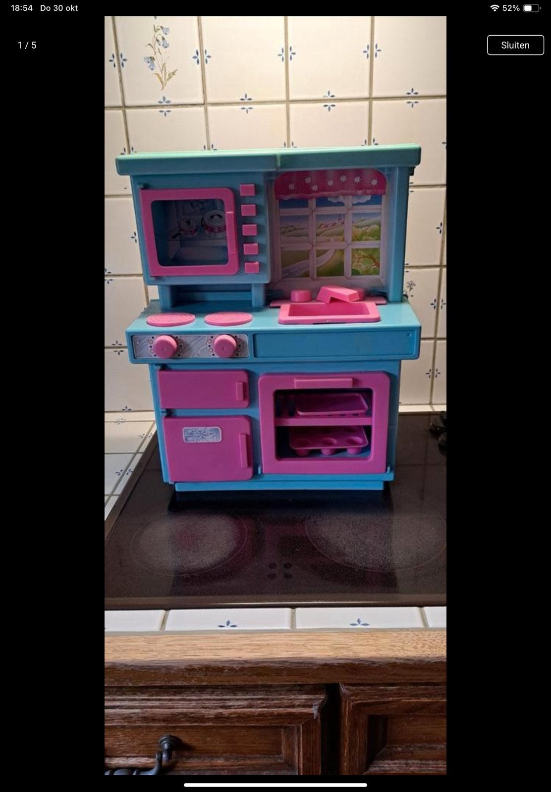 Keukentje met toebehoren prima staat, Kinderen en Baby's, Ophalen, Zo goed als nieuw