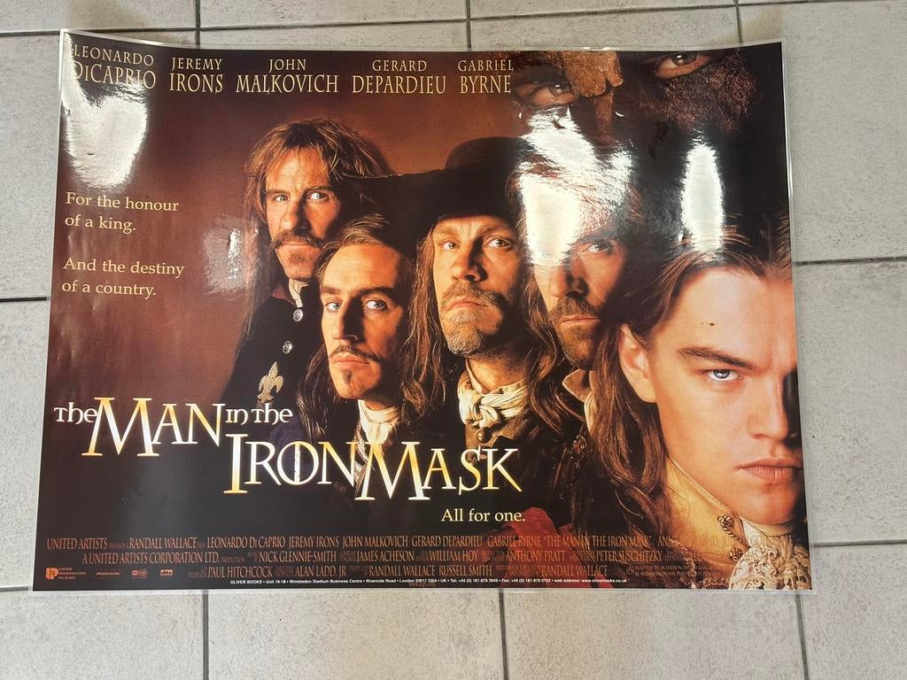 Film affiche Man in the Iron Mask, Ophalen, Zo goed als nieuw