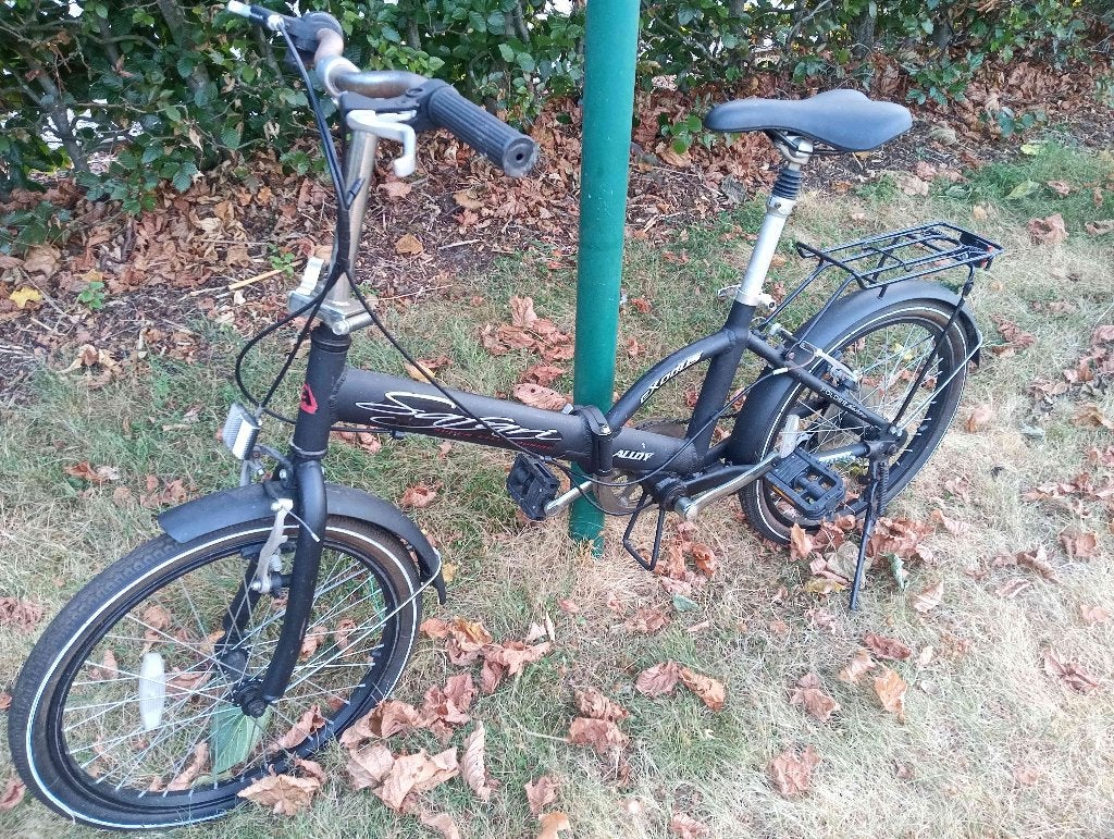 vouwfiets, Fietsen en Brommers, Fietsen | Vouwfietsen, Gebruikt, Velgrem, Versnellingen, Ophalen