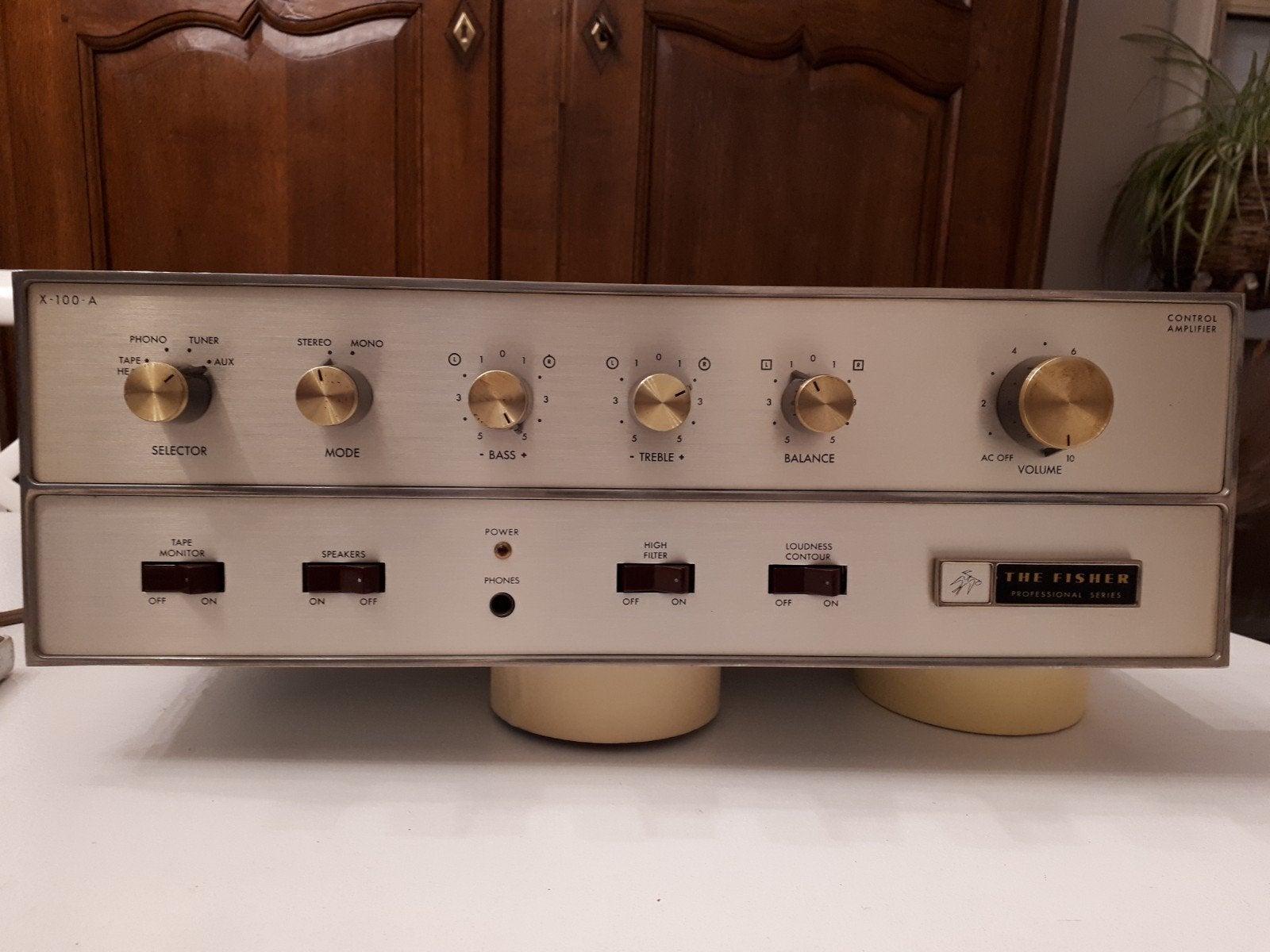 Ampli The Fisher X 100-A, TV, Hi-fi & Vidéo, Enlèvement