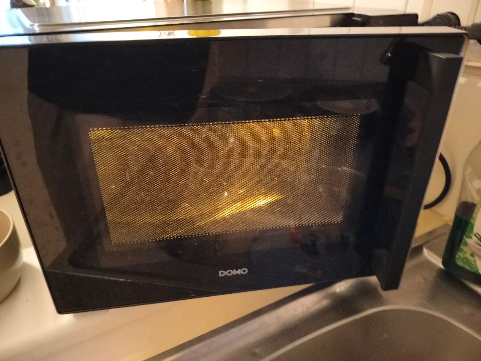 Domo 3 in 1 microgolfoven en oven, Ophalen