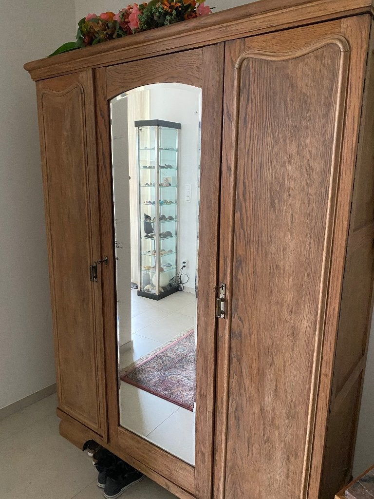 Vestiairekast 3 deuren met spiegel, Enlèvement, Utilisé