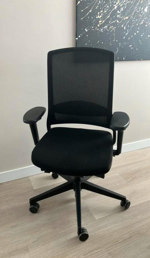 Ergonomische bureaustoel  Ahrend Gispen Zinn Smart, Ophalen, Zwart, Bureaustoel, Ergonomisch