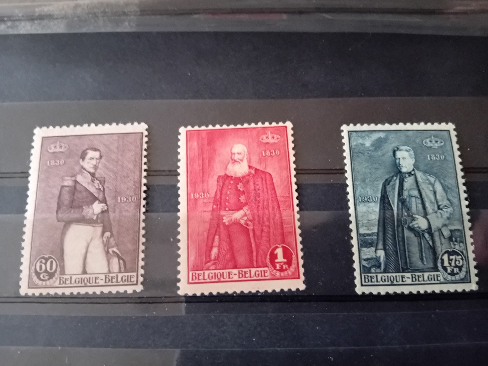 Timbres de Belgique n 302/304* lot 618B, Envoi, Neuf