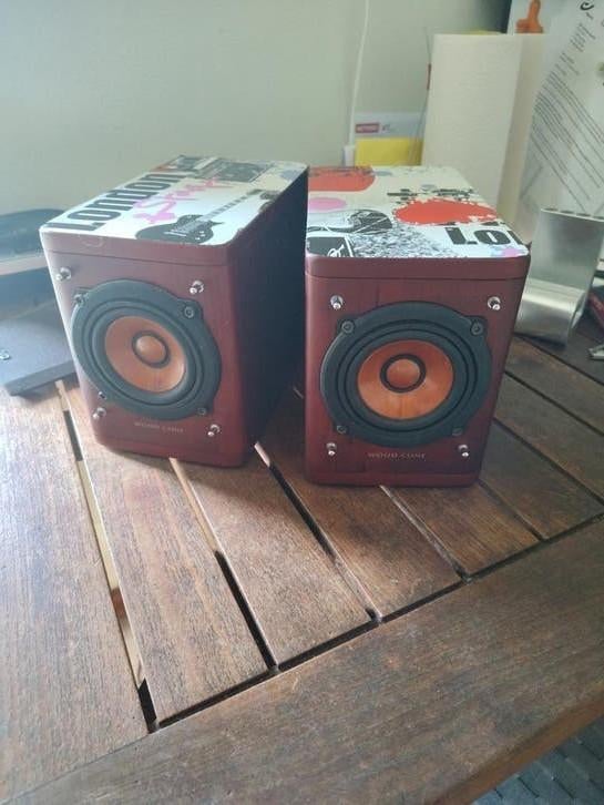 JVC SP-EXA 1 Woodcone Speakers, Enlèvement, Comme neuf, JVC