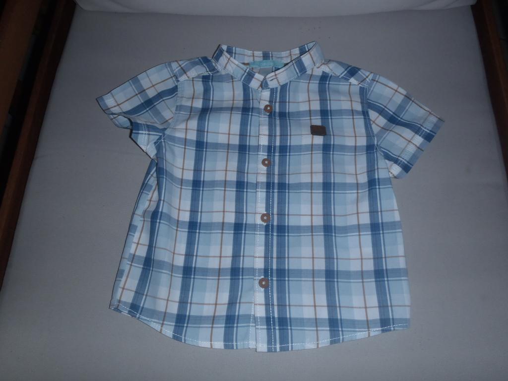 Shirt maat 74, Kinderen en Baby's, Babykleding | Maat 74, Ophalen of Verzenden, Zo goed als nieuw, Jongetje, Overhemdje of Bloesje
