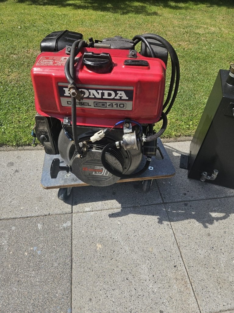 Honda  diesel GD410 motor, Doe-het-zelf en Bouw, Ophalen, Gebruikt