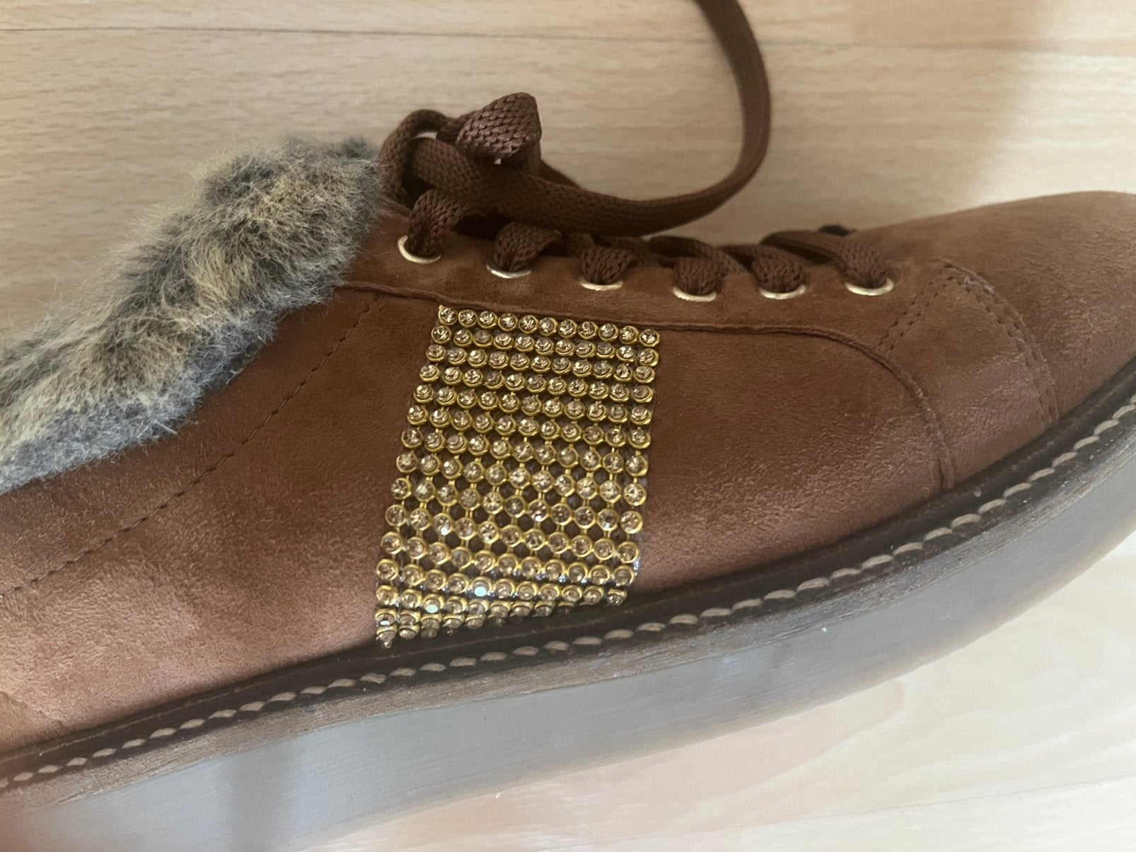 Bruin daim lederen schoenen Nieuwstaat River Woods, Ophalen of Verzenden, Nieuw, Bruin