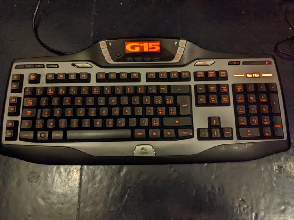 Logitech G15 Gaming Keyboard, Logitech, Gaming toetsenbord, Azerty, Ophalen of Verzenden