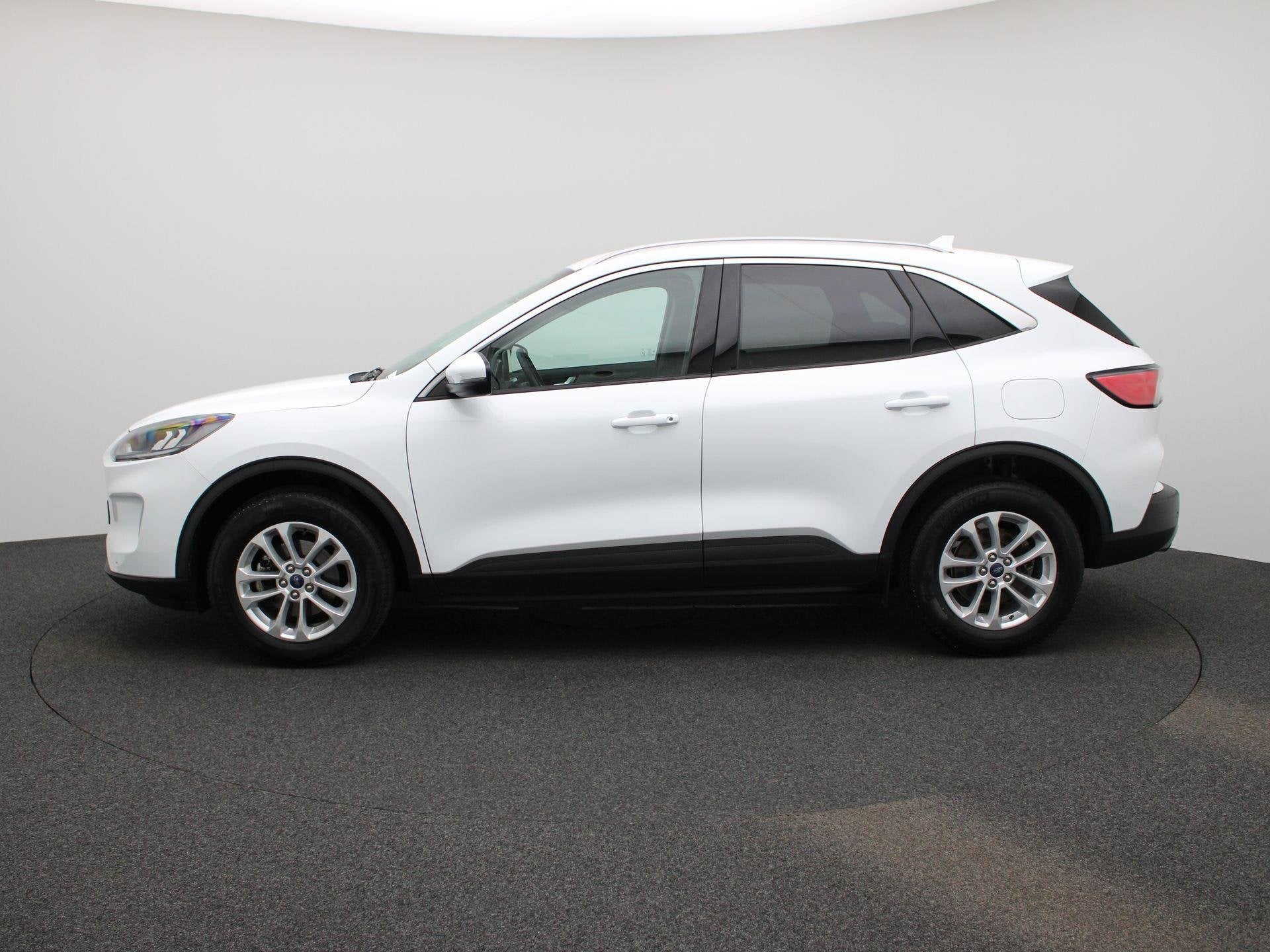 Ford Kuga 2.5 Duratec PHEV Titanium CVT NAVI | CAMERA | ECC, Auto's, Gebruikt, 4 cilinders, Wit, Plug-in hybride