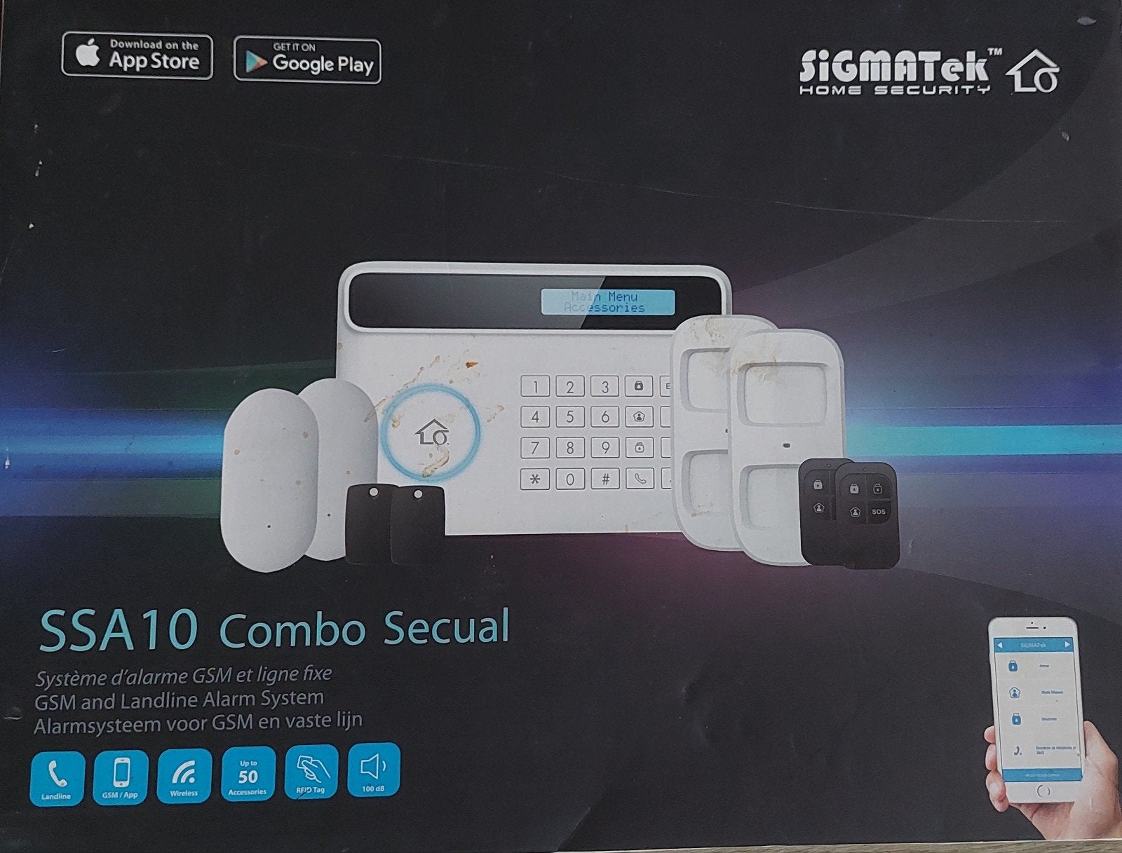 Système d'alarme complet Sigmatek, Bricolage & Construction, Systèmes d'alarme, Neuf, Enlèvement ou Envoi, Fenêtre ou Porte, Système complet