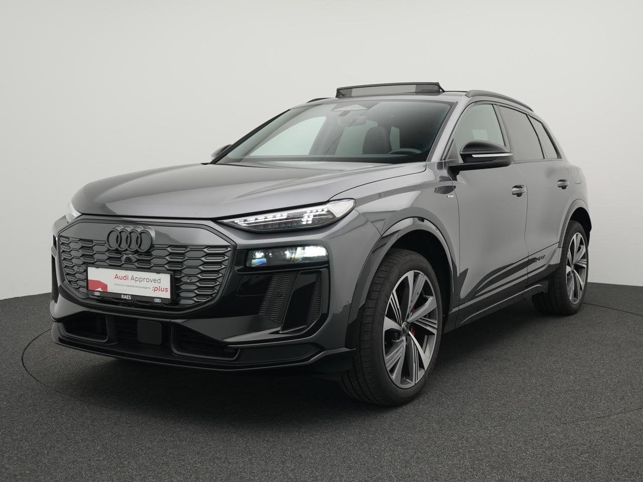Audi Q6 e-tron /Luchtvering/B&O/Matrix/360Â°/S-Sportzetels/, Auto's, Lederen bekleding, Elektrisch, Handgeschakeld, Q6 e-tron