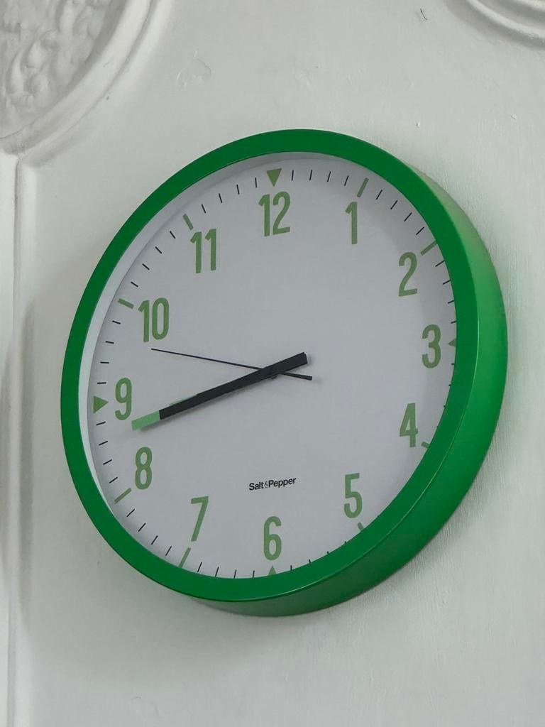 Grote Salt n pepper wandklok, Enlèvement, Comme neuf, Horloge murale