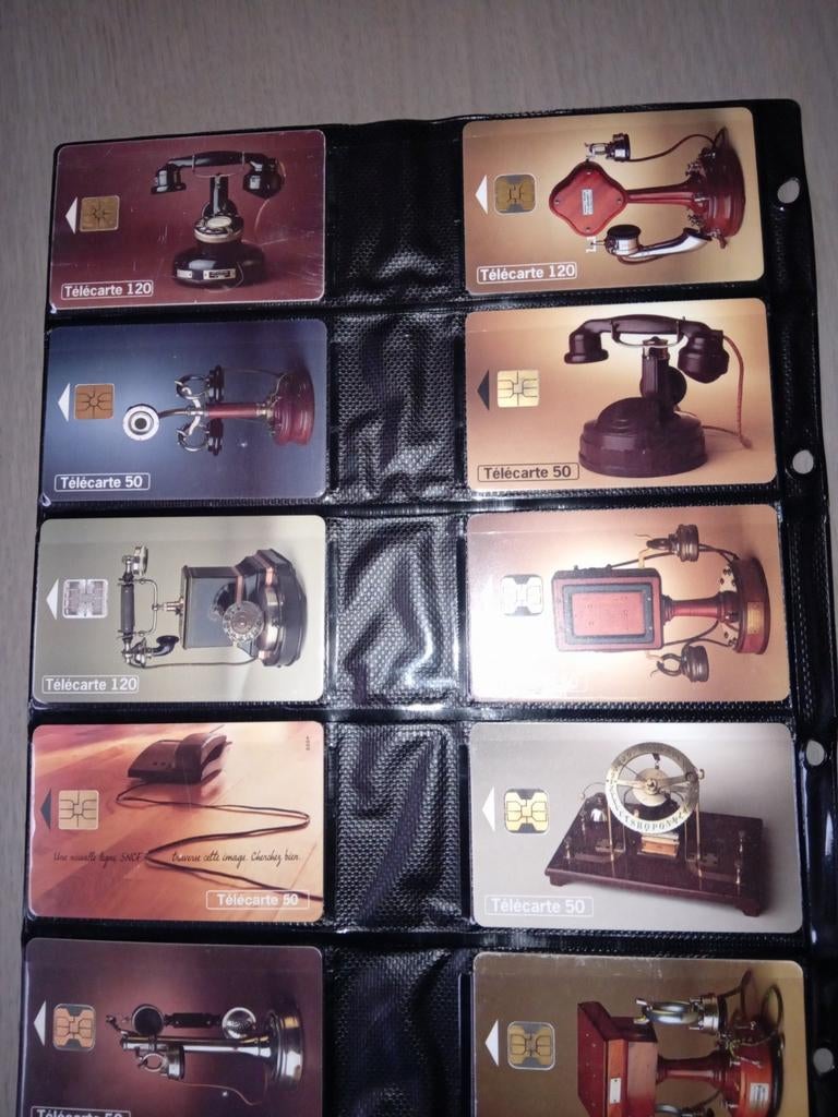 14 cartes de visite sur le thème du téléphone, lot 88, Enlèvement ou Envoi