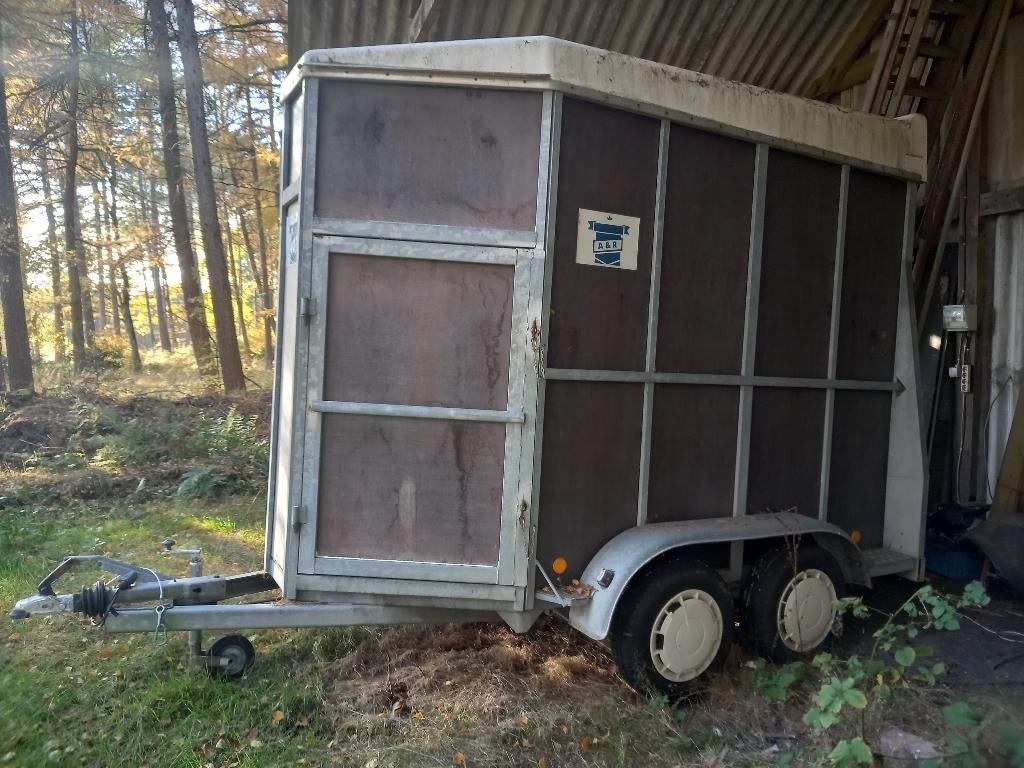 Paardentrailer, Ophalen, Gebruikt, 1½-paards trailer