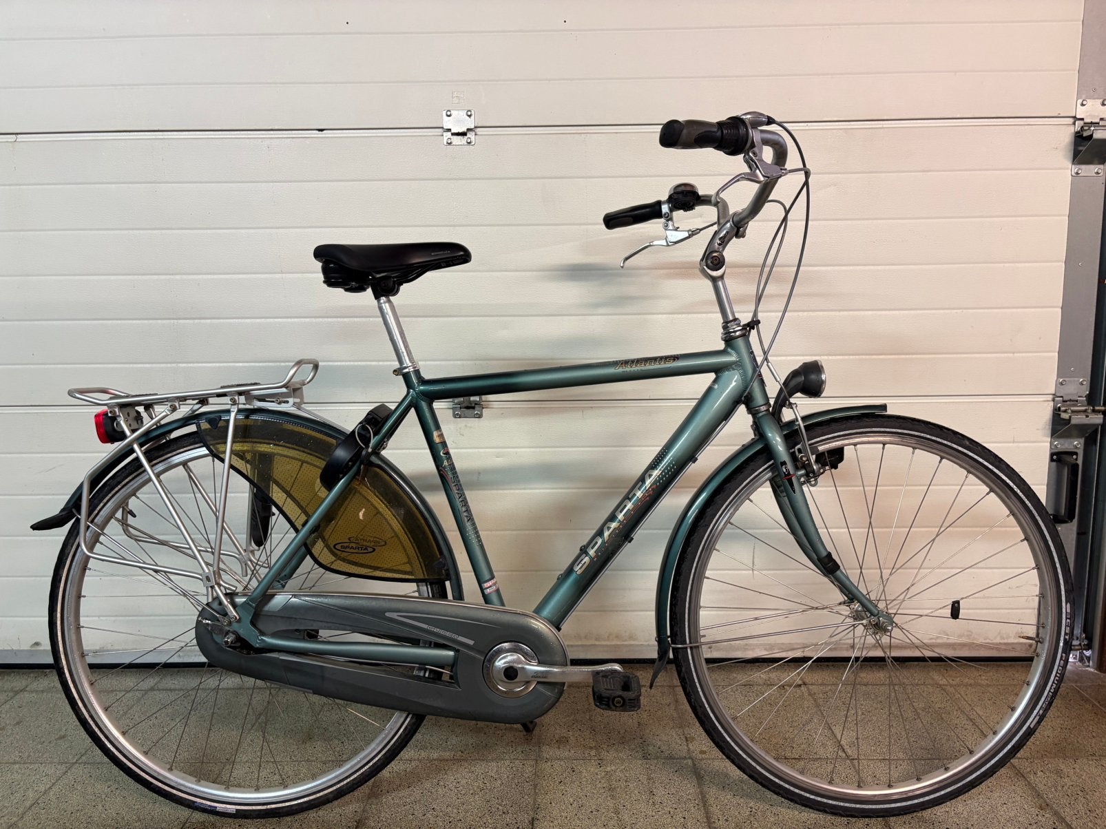 Sparta Atlantis ALU herenfiets met verlichting, slot, pomp,…, Vélos & Vélomoteurs, Enlèvement ou Envoi, Comme neuf, Sparta, Vitesses