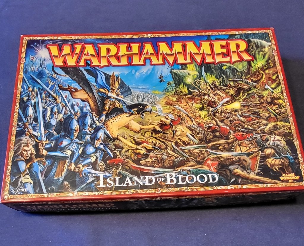 Warhammer Fantasy Battle Island of Blood empty box, Enlèvement ou Envoi, Utilisé, Warhammer, Accessoires